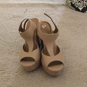 BP nude wedges